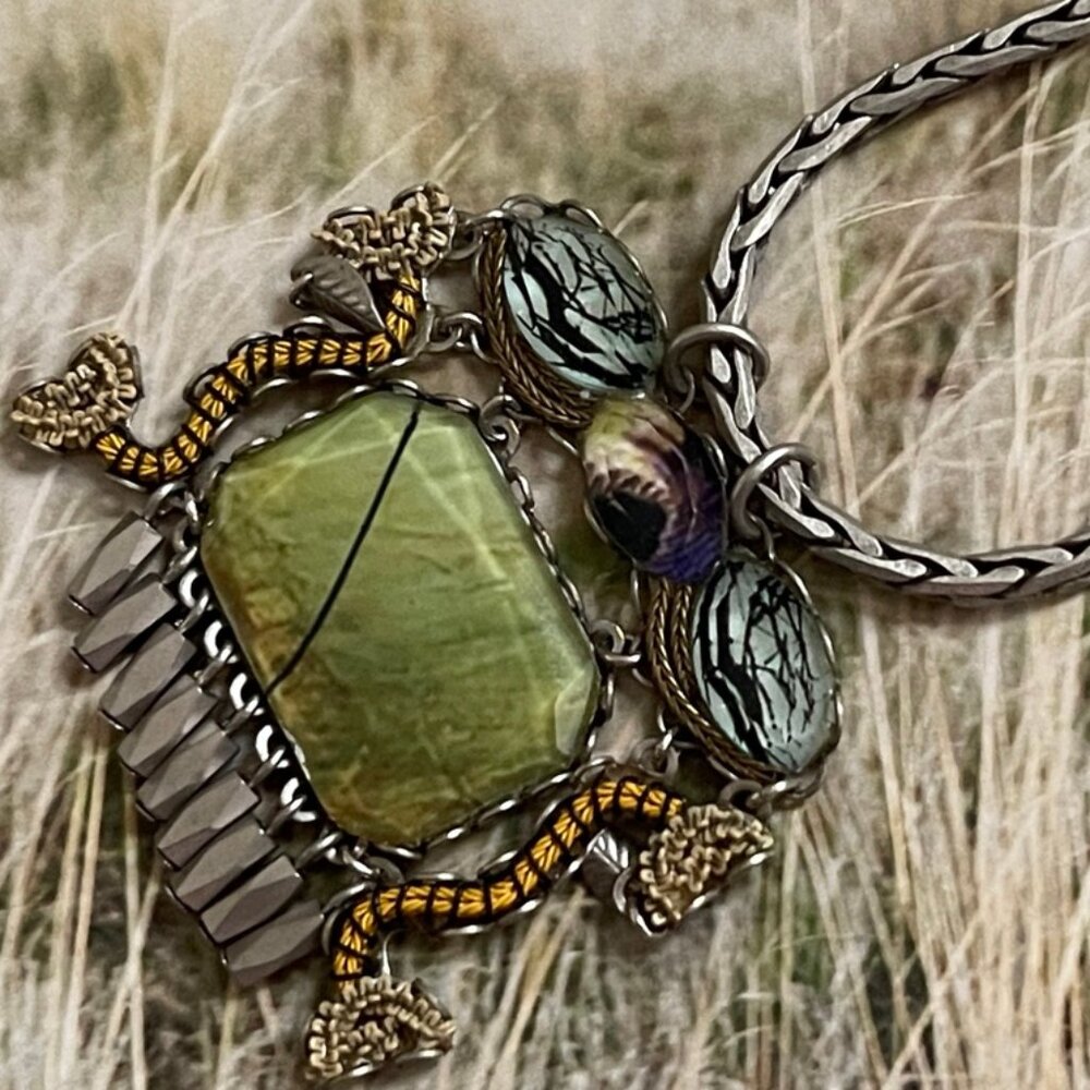 AYALA BAR Fields of Gold Collection Diana Necklace is New with Box! Multicolored - Picture 3 of 10